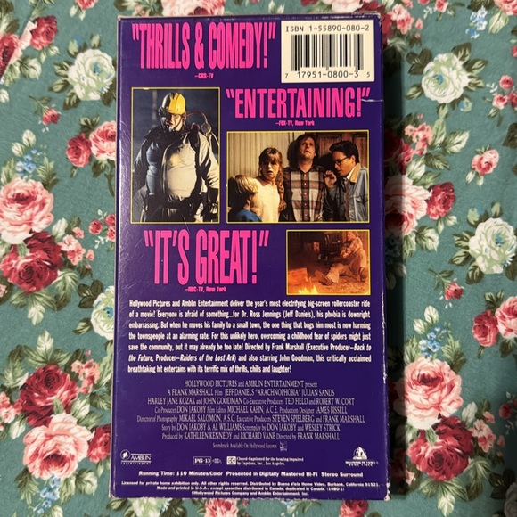 Arachnophobia 📼 VHS & Comic Book. Both in good condition. Are you afraid?🕷️🕸️ - Picture 4 of 14